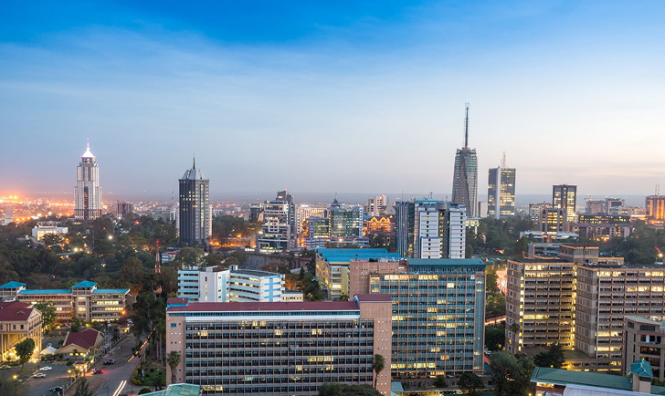 Cityscape of Kenya